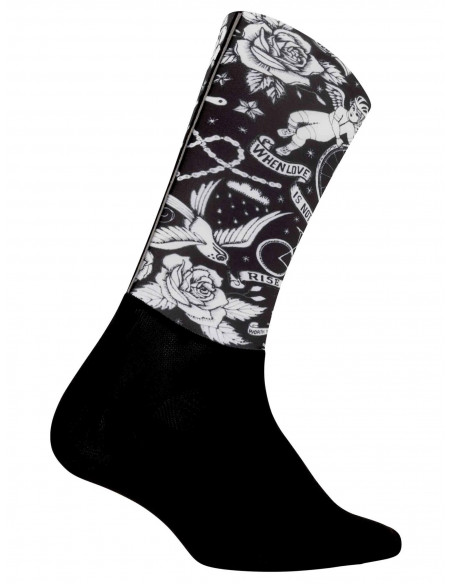  Cycology Aero Sokken "Velo Tattoo" -  Accessoires Cycology