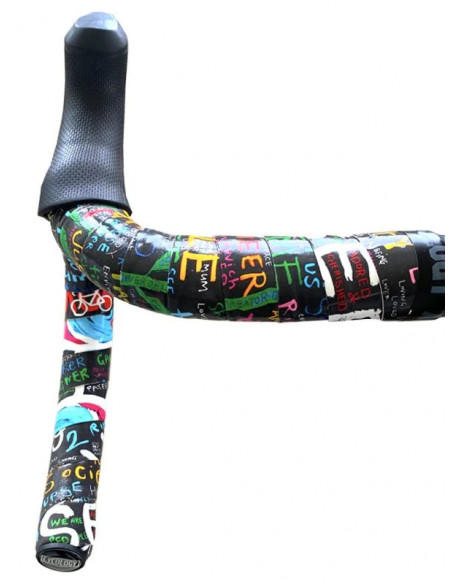  Cycology Handlebar Tape "See Me Black" -  kado für Fahrradfahrer