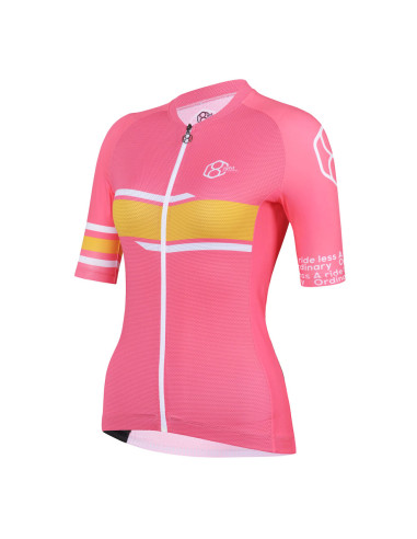 8ight and Counting Womens Cycling Jersey "Glow" Pink -  Cycling Jereys