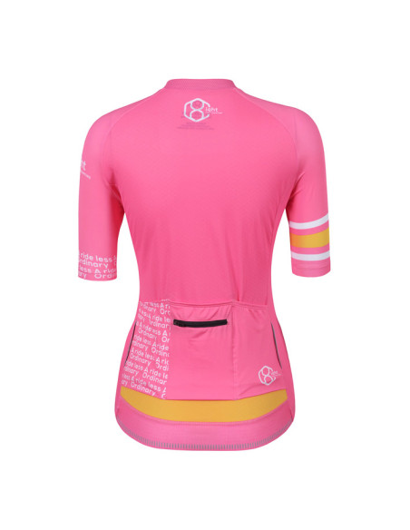  8ight and Counting dames fietsshirt "Glow" Pink -  Fietsshirts