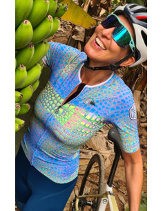  8ight and Counting dames fietsshirt "Snakeskin" -  Fietsshirts