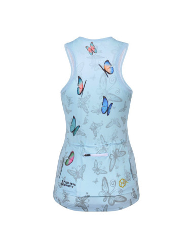 8ight and Counting Damen Trikot "Butterflies" Mint -  Damen Radtrikots