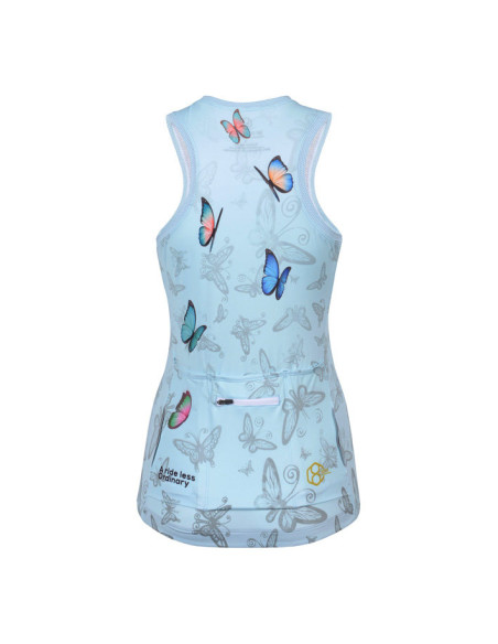  8ight and Counting dames fietsshirt "Butterflies" Mint -  Fietsshirts