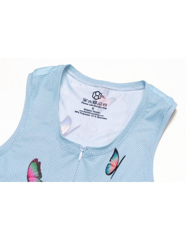 8ight and Counting Damen Trikot "Butterflies" Mint -  Damen Radtrikots