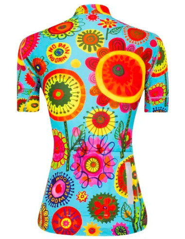 Cycology Women's Cycling Jersey - Ride with Passion in the "Heavy Pedal" Design"