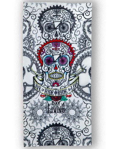 Cycology nek sleeve / Buff "Day of the living" White
