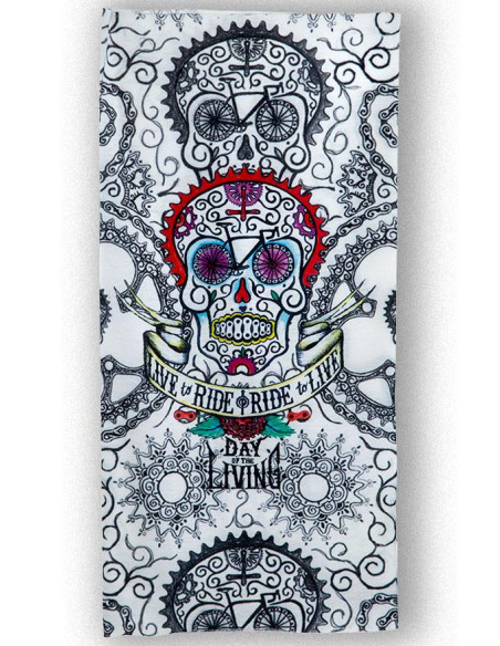Cycology nek sleeve / Buff "Day of the living" White
