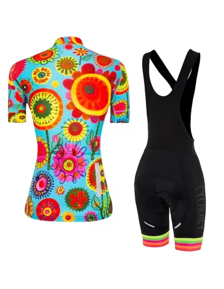 Fahrradbekleidungsset: Cycology Heavy Pedal Shirt und Cycology Black/Multi Bibshort