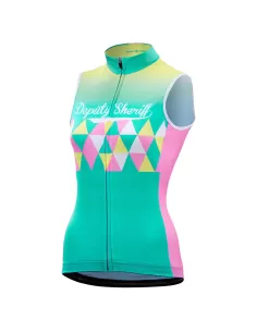 Deputy Sheriff - dames fietsshirt "Triangolo" Sleeveless