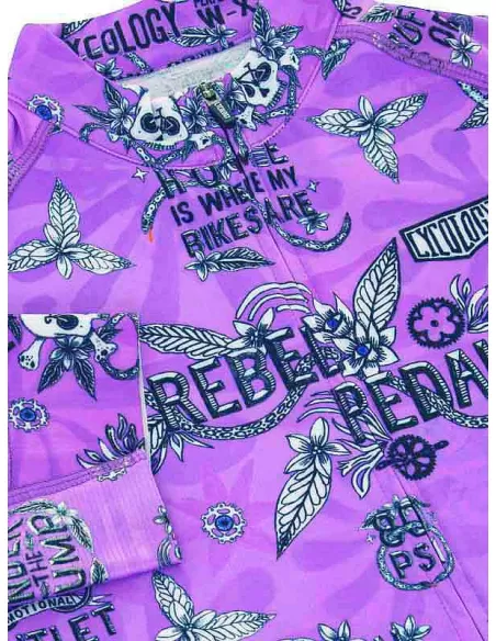 Cycology Damen Radtrikot "Rebel Pedal"