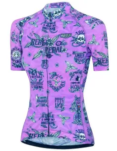 Cycology Damen Radtrikot "Rebel Pedal"