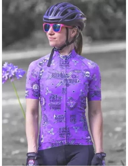 Cycology Damen Radtrikot "Rebel Pedal"