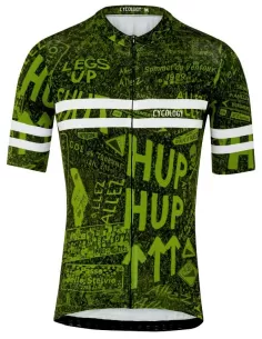 Cycology men's short sleeve cycling jersey "Allez Allez" Green