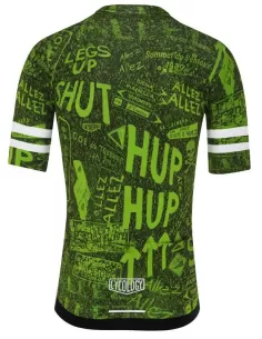 Cycology men's short sleeve cycling jersey "Allez Allez" Green 2