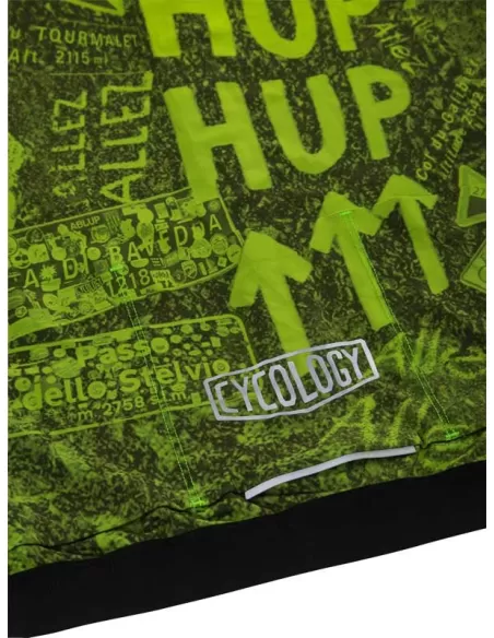 Cycology heren korte mouw Fietsshirt ""Allez Allez" Green"