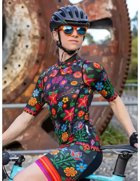 Cycology Dames Reborn Fietsshirt - 'Frida" van gerecyclede materialen