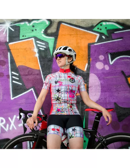 Deputy Sheriff Dames Fietskleding Set "GRAFFITI"