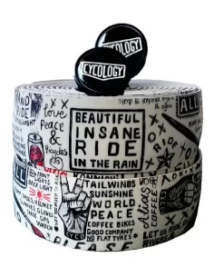 Cycology Graffiti White stuurlint