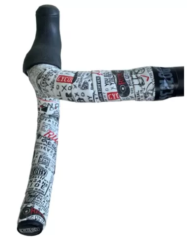 Cycology stuurlint Graffiti White