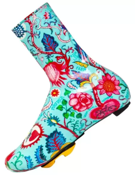Cycology overschoenen "Secret Garden" Aqua