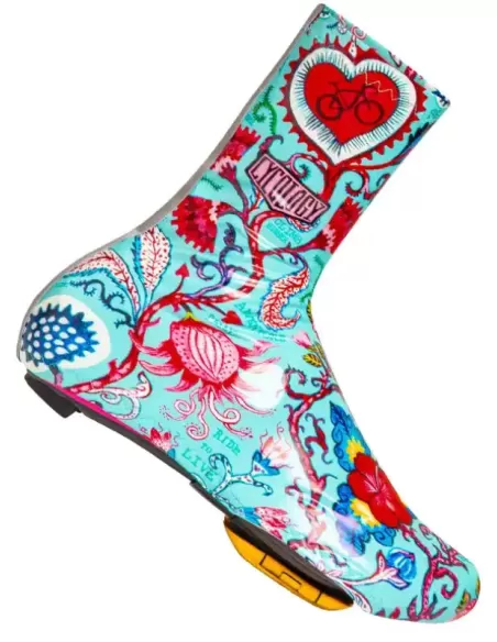 Cycology Überschuhe "Secret Garden" Aqua