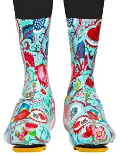 Cycology overschoenen "Secret Garden" Aqua 2