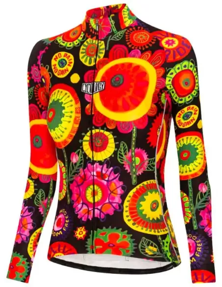 Cycology Damen Langarm Radtrikot "Heavy Pedal"
