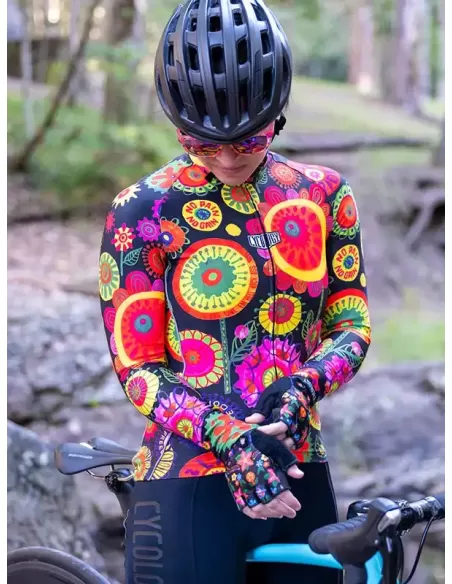 Cycology Damen Langarm Radtrikot "Heavy Pedal"