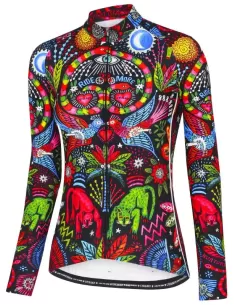 Cycology Damen Langarm Radtrikot "Jungle Jungle"