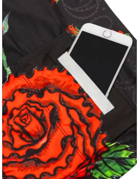 Cycology Gear Women cyclingjersey "Black Rose"