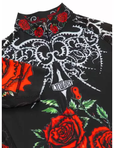 Cycology Gear Damen Radtrikot  "Black Rose"
