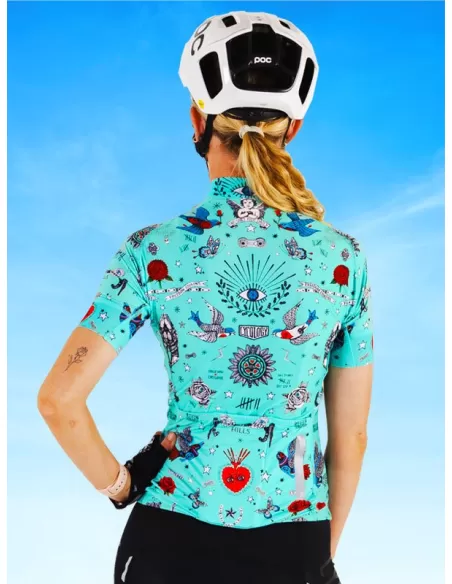 Cycology Dames Fietsshirt - "Tattoo"