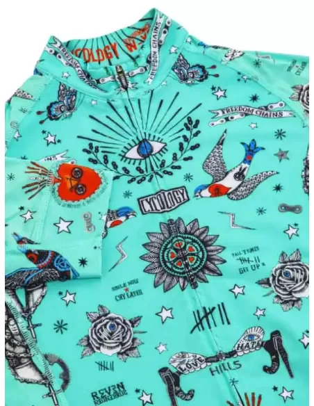 Cycology Dames Fietsshirt - "Tattoo"