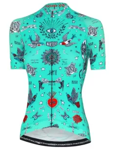 Cycology Dames Fietsshirt - "Tattoo"