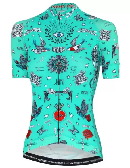 Cycology Dames Fietsshirt - "Tattoo"