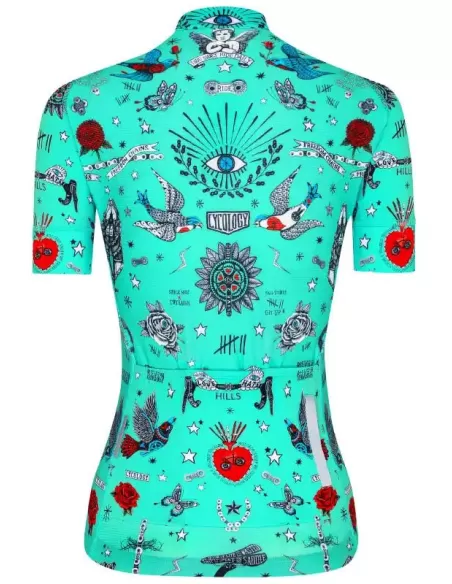 Cycology Dames Fietsshirt - "Tattoo"
