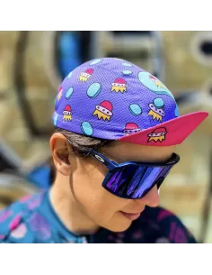 AM cycling cap "Pink Rocket"