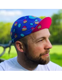 AM cycling cap "Pink Rocket" 2