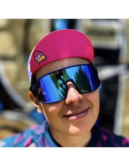 AM cycling cap "Pink Rocket"