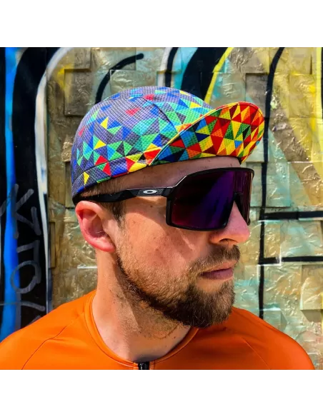 AM cycling cap "Kaleidoscope"