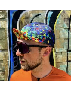 AM cycling cap "Kaleidoscope" 2