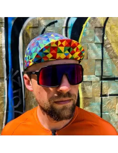 AM cycling cap "Kaleidoscope"