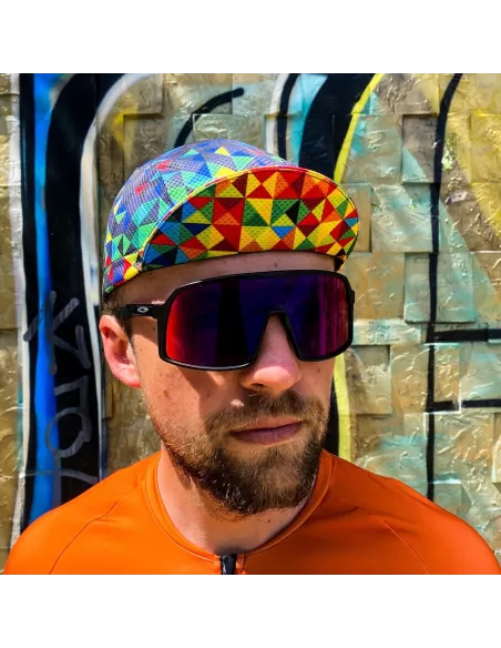 AM cycling cap "Kaleidoscope"