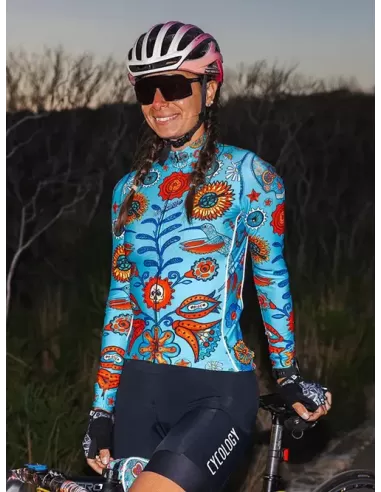 Cycology Dames Fietsshirt Lange Mouw "Frida"