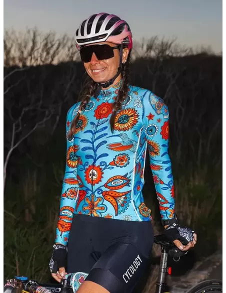 Cycology Dames Fietsshirt Lange Mouw "Frida"