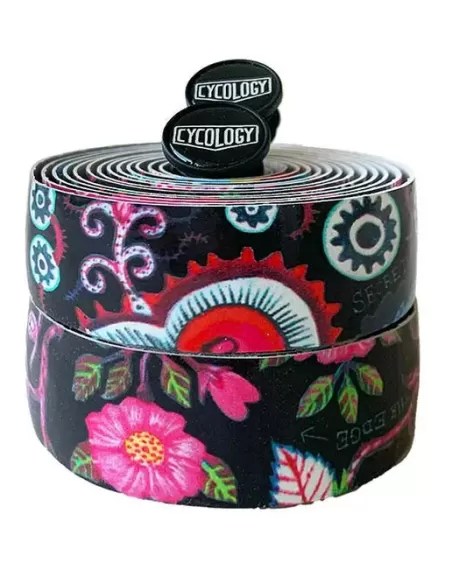 Cycology "Secret Garden Black" Handlebar Tape