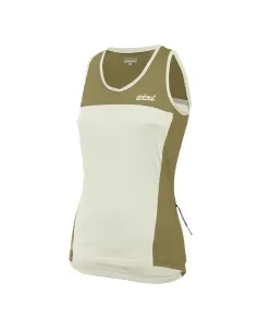 Dotout Top Donna Trail Bianco – Women's Cycling Tank Top for Warm Days