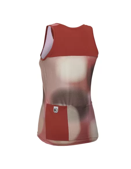 Dotout Top Donna Mood 3.0 Burnt Brick – Dames fietstop voor warme dagen
