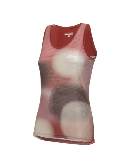Dotout Top Donna Mood 3.0 Burnt Brick – Dames fietstop voor warme dagen