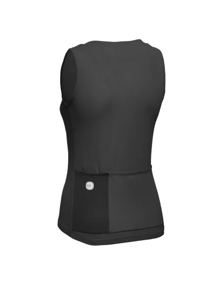 Dotout Top Donna Chic Full Black – Women's Cycling Top for Warm Days